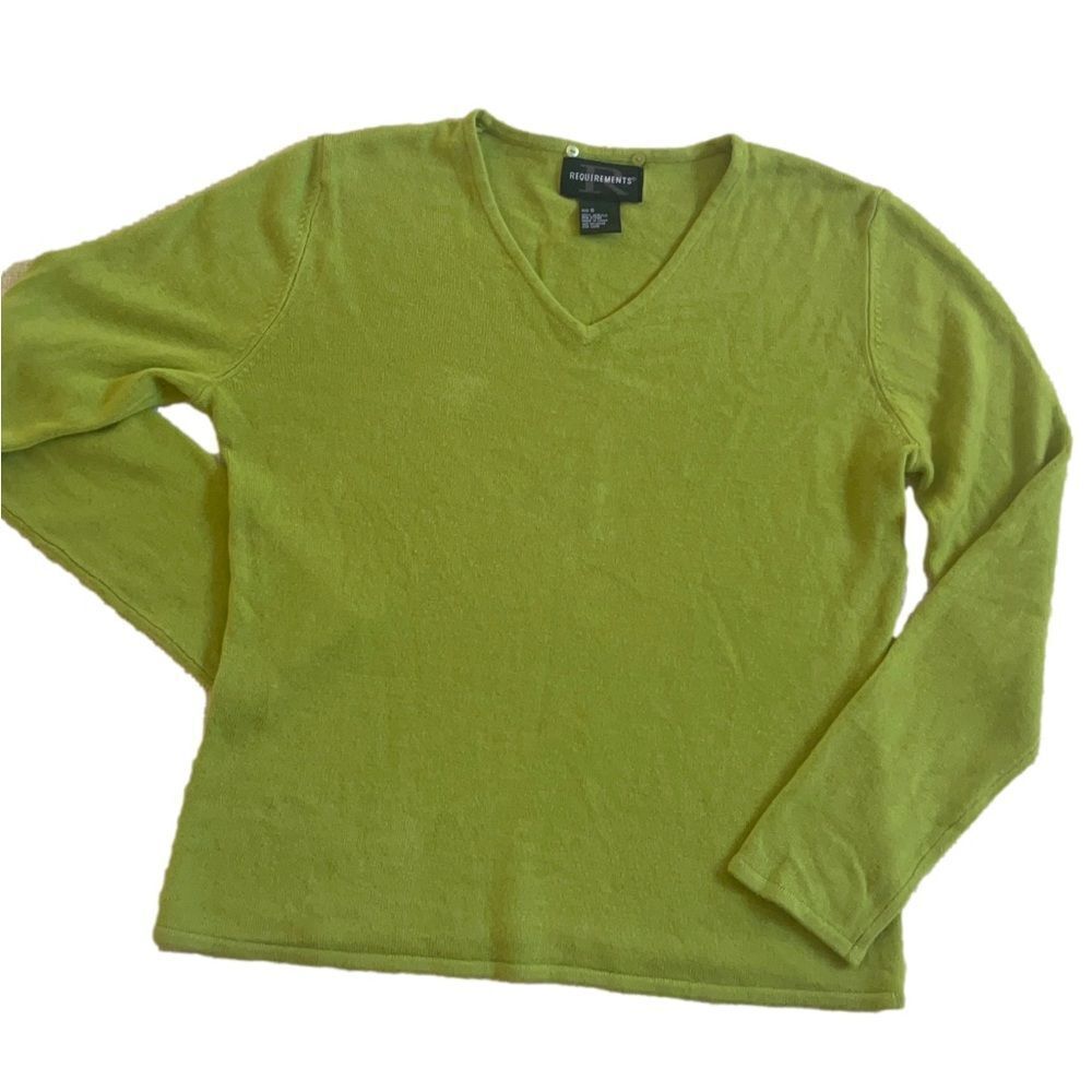Requirements Green Sweater Size S